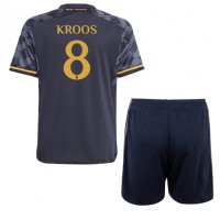 Maglie da calcio Real Madrid Toni Kroos #8 Seconda Maglia Bambino 2023-24 Manica Corta (+ Pantaloni corti)